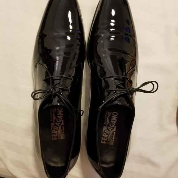 Salvatore Ferragamo Andrea Derby Tuxedo shoes main image 6